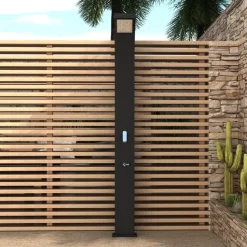 Home Deluxe Solardusche aus Aluminium ATHEN New