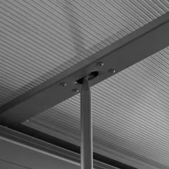 Terrassenüberdachung SOLIS DELUXE - 390 x 295 x cm Grau ^ Home Deluxe Outlet
