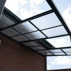 Terrassenüberdachung SOLIS DELUXE - 390 x 295 x cm Grau ^ Home Deluxe Outlet