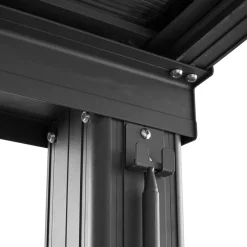 Terrassenüberdachung SOLIS DELUXE - 390 x 295 x cm Grau ^ Home Deluxe Outlet