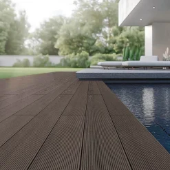 Home Deluxe WPC Terrassendielen Komplettset (inkl. Unterkonstruktion) SAMANA - Dunkelbraun 50m² Best