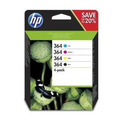 hp 364 4er-Pack schwarz/cyan/magenta/gelb New
