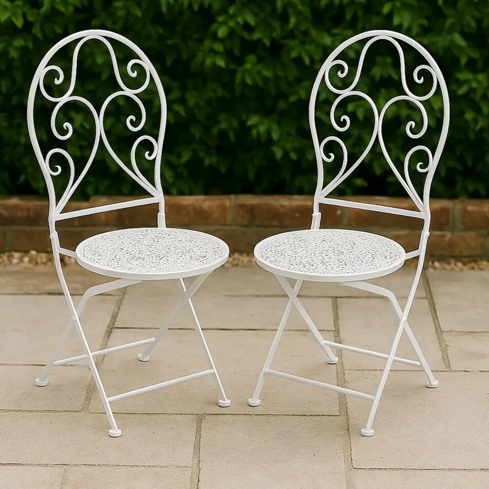 HTI-Line Gartenstuhl 2er-Set Lani Weiß Sale
