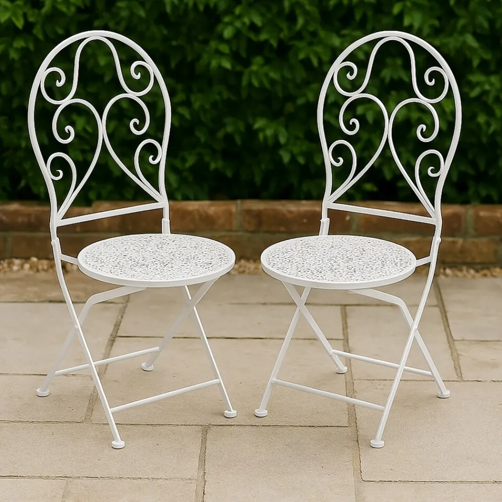 HTI-Line Gartenstuhl 2er-Set Lani Weiß Sale