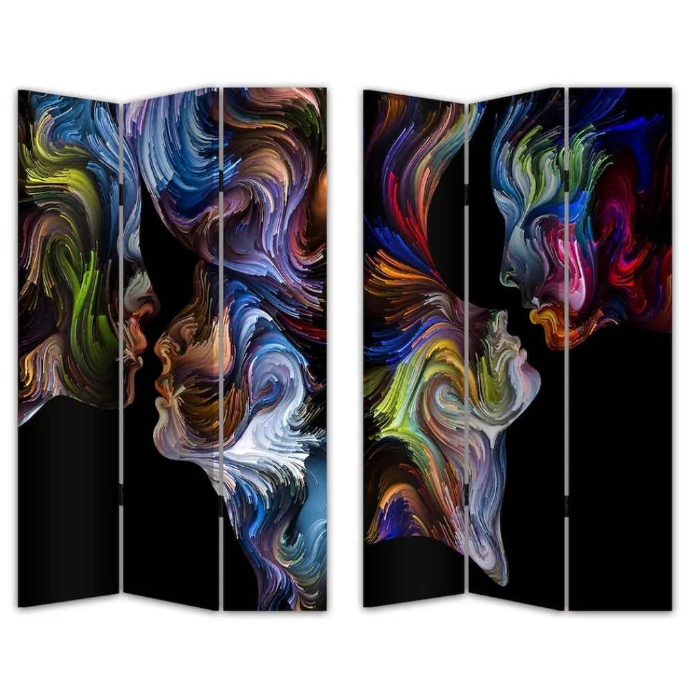 HTI-Line Paravent Kunst Discount