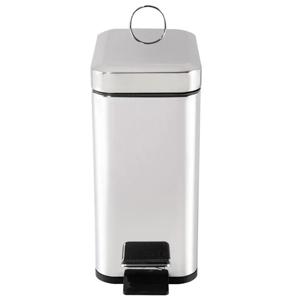 HTI-Living Abfalleimer 5 Liter Silber Modern Hot