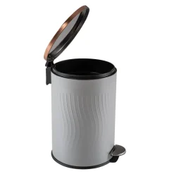 Abfalleimer 12 Liter Grau/Kupfer Jannik ^ HTI-Living Hot
