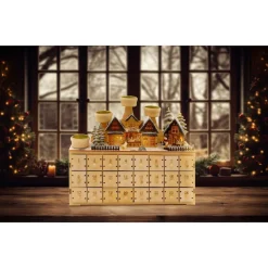 Adventskalender Weihnachtsmarkt zum Befüllen ^ HTI-Living Hot