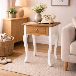 HTI-Living Beistelltisch mit Schublade Retro