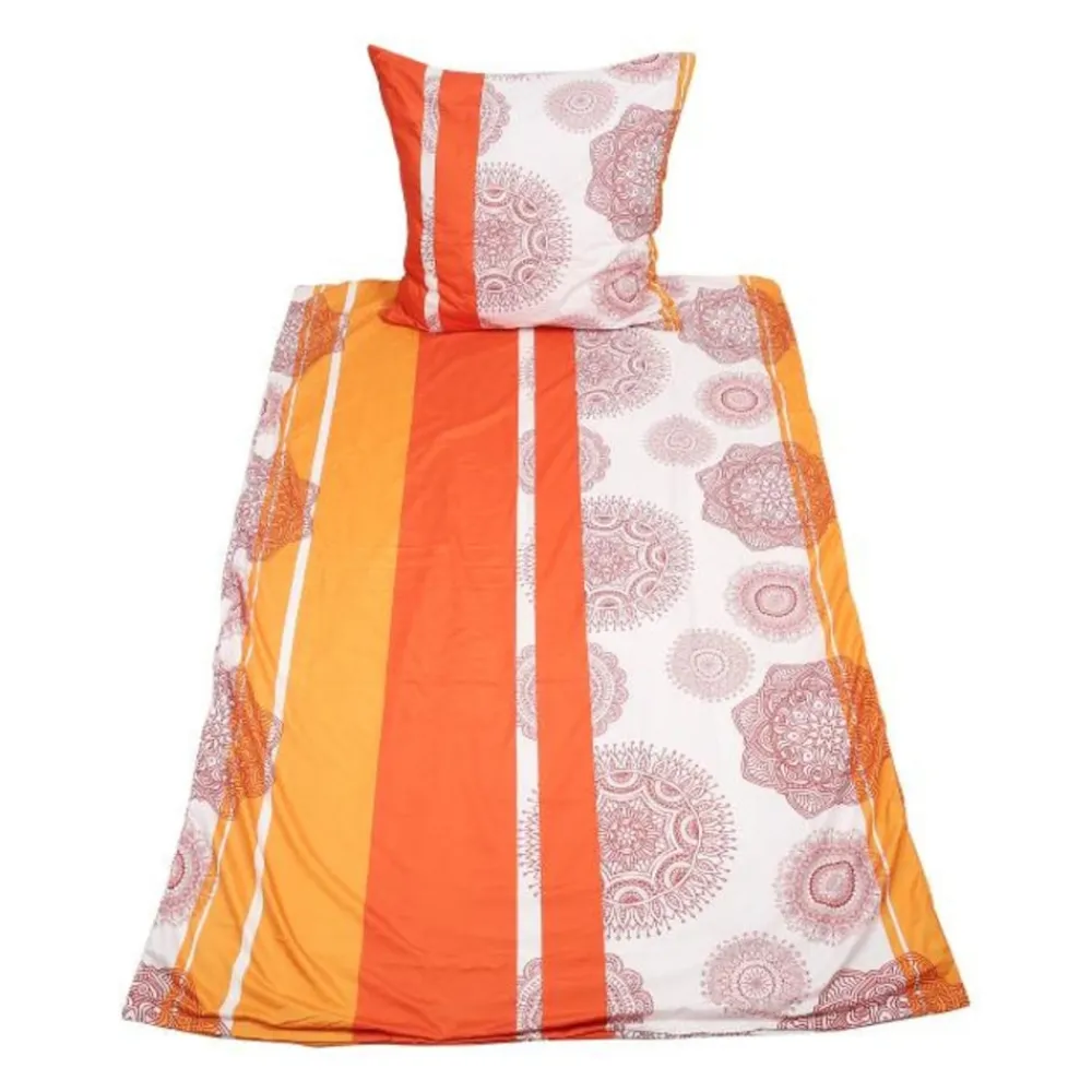 HTI-Living Bettwäsche 2-teiliges Set 135 x 200 Orange Rot Discount
