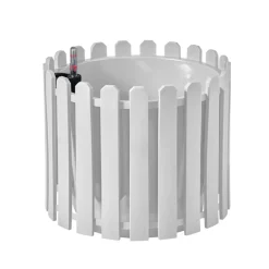 HTI-Living Blumentopf mit Wasserspeicher Nessa rund weiß Best