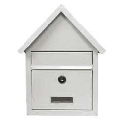HTI-Living Briefkasten Amin Weiß mit Spitzdach New