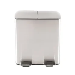 Duo Mülleimer 40 Liter Silber ^ HTI-Living New