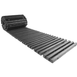 Gartenweg 260 cm Holzbohlenoptik Grau ^ HTI-Living Hot