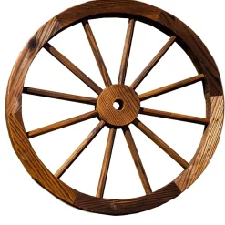 HTI-Living Holzrad 2er Set Rustikal Outlet