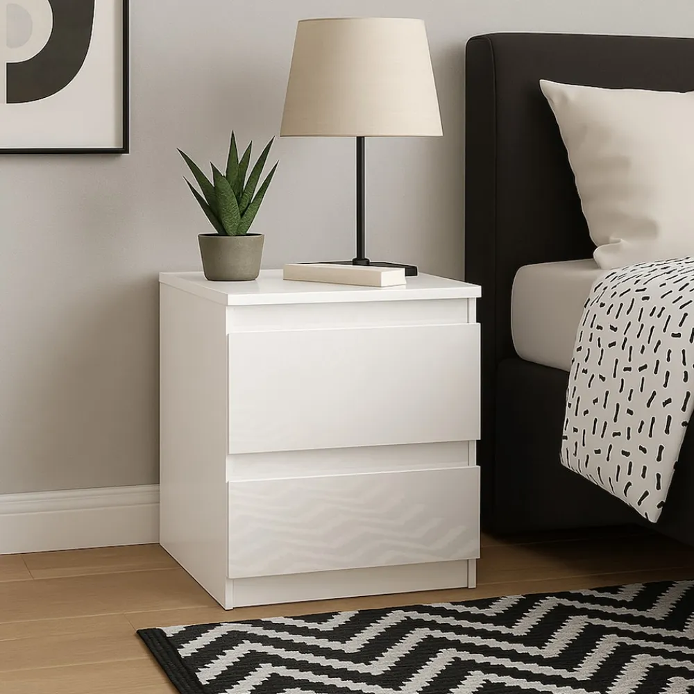 Nachtschrank Kenji Hochglanz ^ HTI-Living Discount
