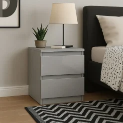 Nachtschrank Kenji Hochglanz ^ HTI-Living Discount