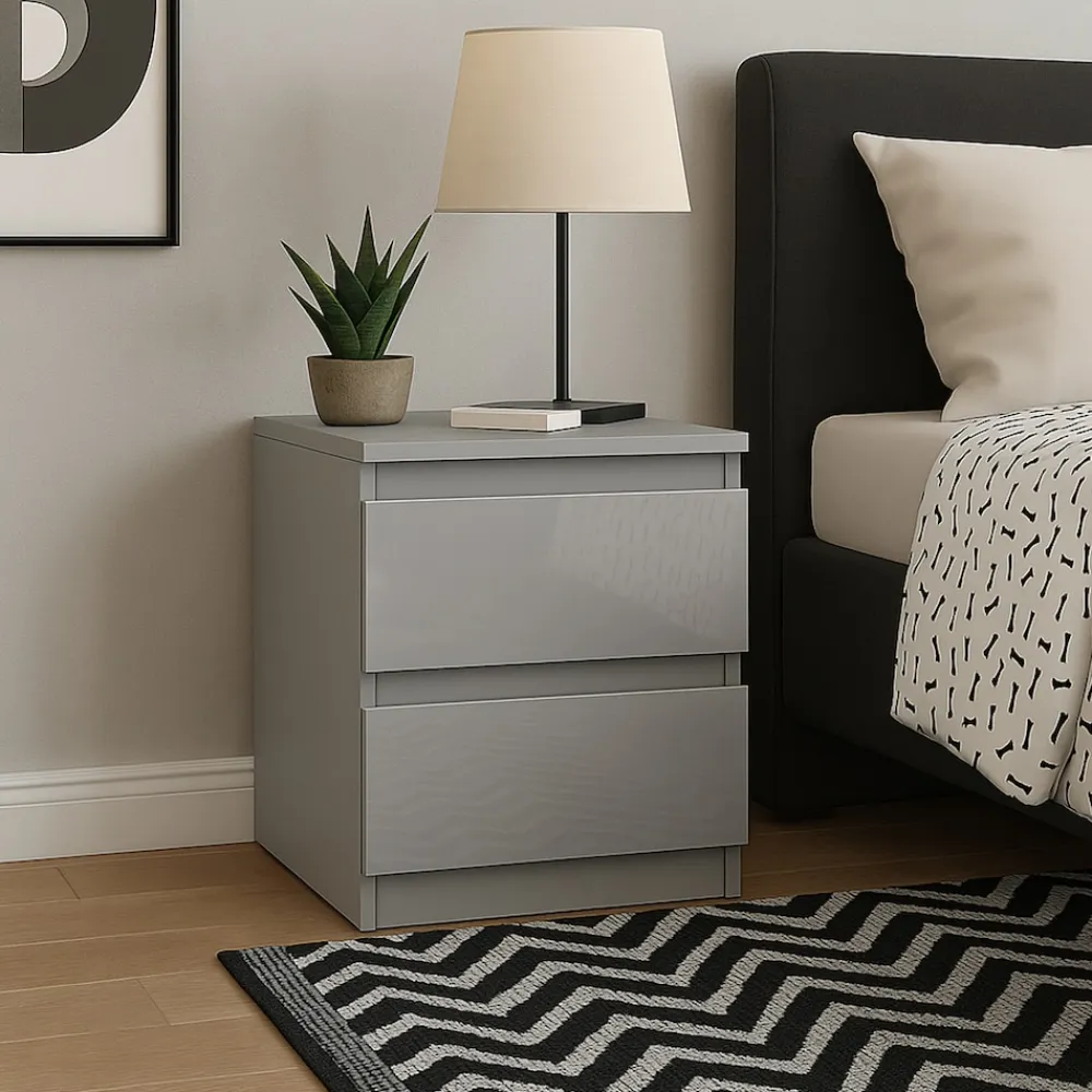 Nachtschrank Kenji Hochglanz ^ HTI-Living Discount