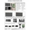 Pflanzkübel mit Rankgitter und Folienabdeckung Nessa 60x30 cm ^ HTI-Living Sale