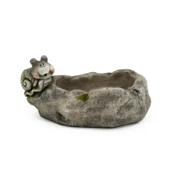 Pflanzschale mit Schnecke Gartenfigur ^ HTI-Living Sale