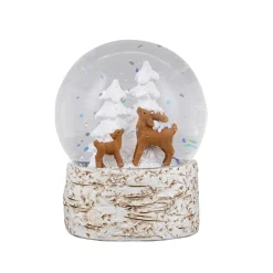 HTI-Living Schneekugel Rehfamilie Outlet