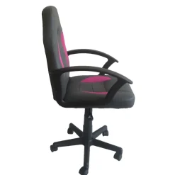 HTI-Living Schreibtischstuhl höhenverstellbar Daytona Junior Anthrazit-Pink Outlet