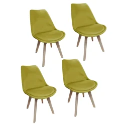 HTI-Living Stuhl Atlanta Velvet Curry Discount