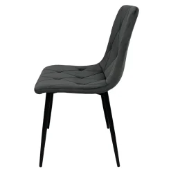 Stuhl Mesa Eco Velvet Grau ^ HTI-Living New