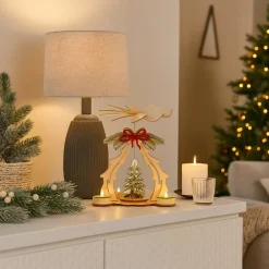Tischpyramide mit Tannenbaum und Schleife ^ HTI-Living Online
