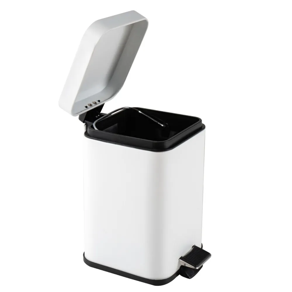 Treteimer eckig Jannik 3 Liter Weiß ^ HTI-Living Online