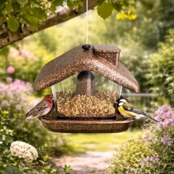 Vogelfutterhaus Nessa Metallic Gold ^ HTI-Living Outlet