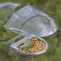 Vogelfutterhaus Nessa transparent 2-teilig ^ HTI-Living Sale