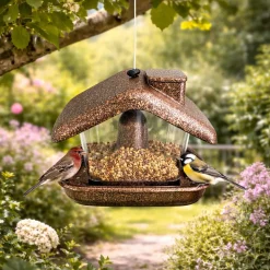 Vogelfutterhaus Nessa Metallic Gold ^ HTI-Living Clearance