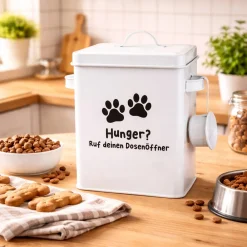 HTI-Living Vorratsdose Tierfutter mit Dosierlöffel Landhaus Best
