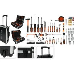 Werkzeugkoffer Trolley 88-teilig ^ HTI-Living Outlet