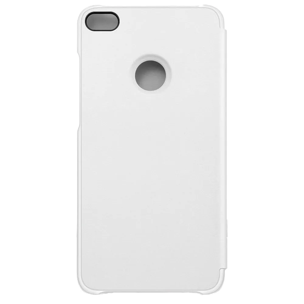 Huawei P8 Lite Flip Cover Handyhülle weiß Clearance