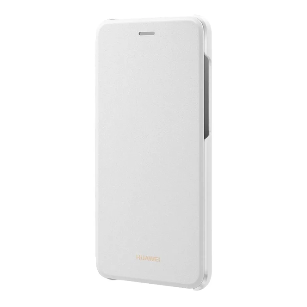 Huawei P8 Lite Flip Cover Handyhülle weiß Clearance