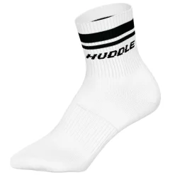 Huddle 6pk Short Crew Socks Double Stripe Unisex Socken Weiß Best