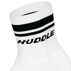 Huddle 6pk Short Crew Socks Double Stripe Unisex Socken Weiß Best