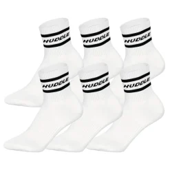 6pk Short Crew Socks Stripe Unisex Socken ^ Huddle Outlet