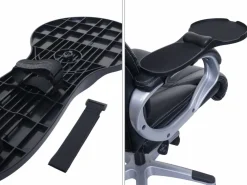2in1 Armauflage mit Mauspad -N76, Tisch-/Armlehnen-Mousepad Gelenkstütze Handgelenkkissen ergonomisch 90° verstellbar ^ MCW New