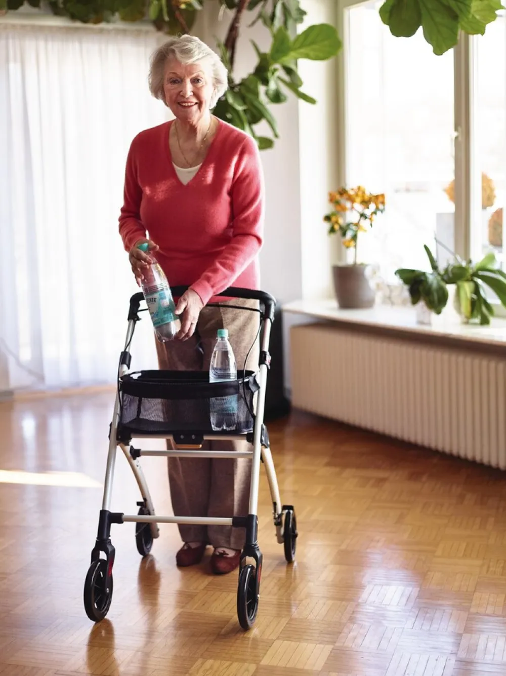 Ridder Indoor-Rollator / Wohnraumrollator Pit weiß Best
