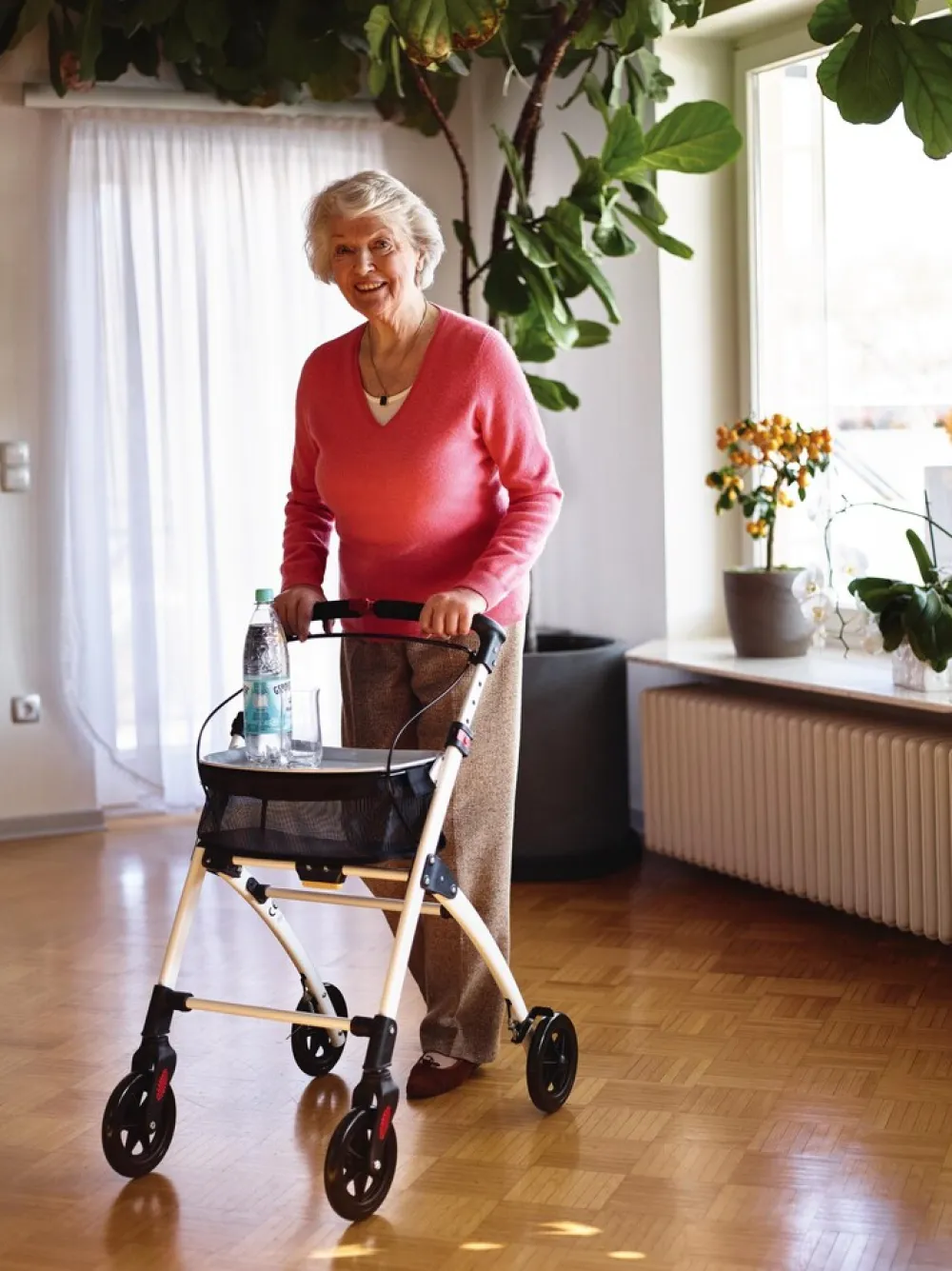 Ridder Indoor-Rollator / Wohnraumrollator Pit weiß Best