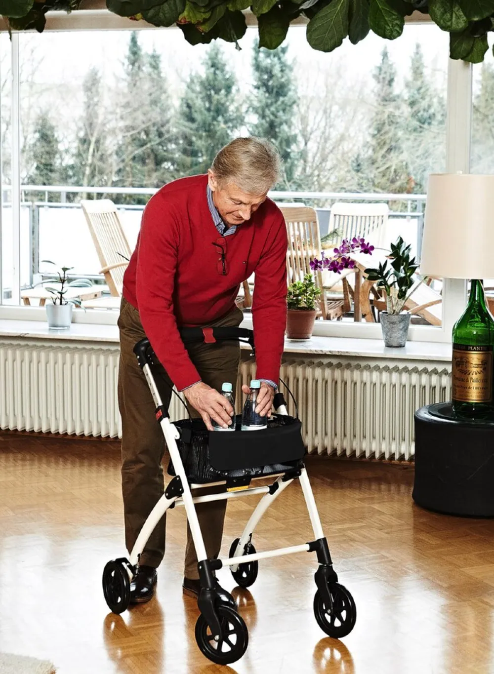 Ridder Indoor-Rollator / Wohnraumrollator Pit weiß Best