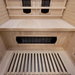 Artsauna Infrarotkabine Nyborg S120K – Infrarotsauna 2 Personen –LED-Farblicht, 5 Keramik- 1 Flächenstrahler Sale