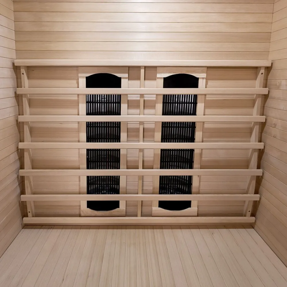 Artsauna Infrarotkabine Nyborg S120K – Infrarotsauna 2 Personen –LED-Farblicht, 5 Keramik- 1 Flächenstrahler Sale
