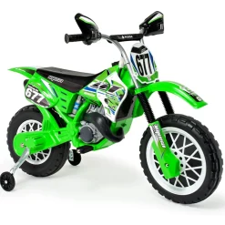 Avigo Scrambler Elektromotorrad Cross CR für Kinder ab 36 Monaten – 6V Elektro-Motorrad mit Gashebel am Lenker & Stützrädern - 5 km/h ^ INJUSA Hot