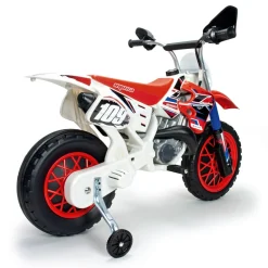 Scrambler Cross CR Elektromotorrad für Kinder ab 3 Jahren – 6V Elektro-Motorrad mit Gashebel am Lenker & Stützrädern - 5 km/h ^ INJUSA Online