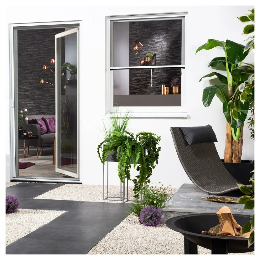 hecht international Insektenschutz-Alu-Fensterrollo Bausatz "SMART" 130x160 cm in Weiß Online