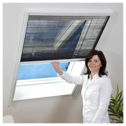 Insektenschutz-Dachfenster-Plissee 80x160 cm in Weiß ^ hecht international Hot